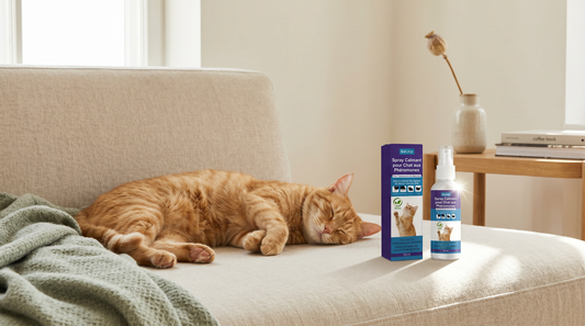Spray calmant pour chat aux phéromones naturelles 100ml - Puraly
